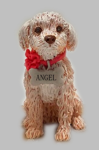 Custom poodle bobblehead cute dog