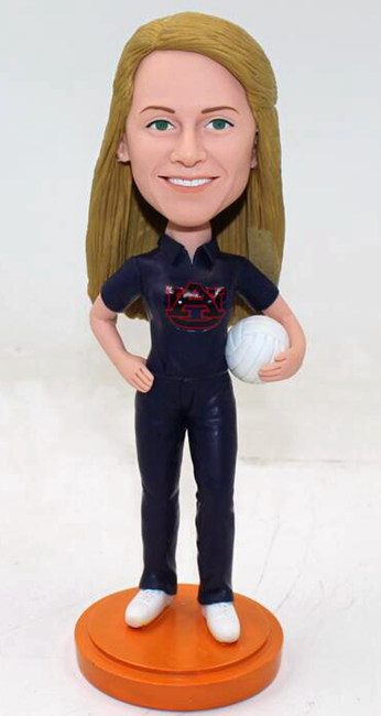 Custom bobblehead volleyball girl