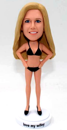 Custom bikini girl bobblehead