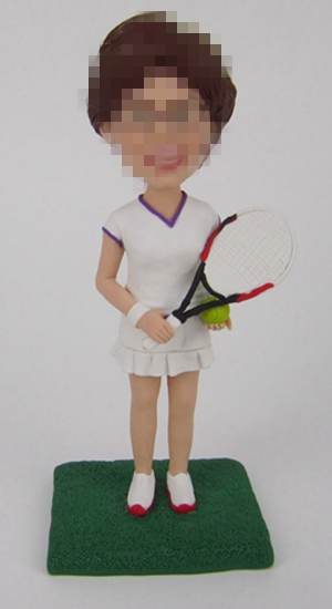 Custom tennis player bobblehead